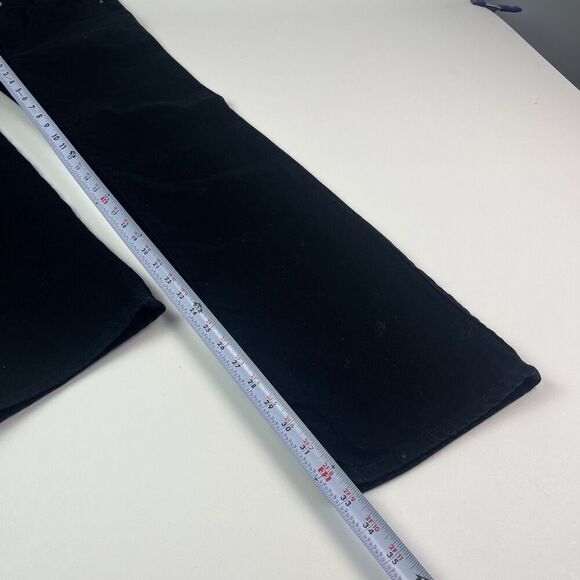 ZARA Wide Leg Jeans Womens 4 Black High Waist 100% Cotton Classic Minimalist - Picture 7 of 14